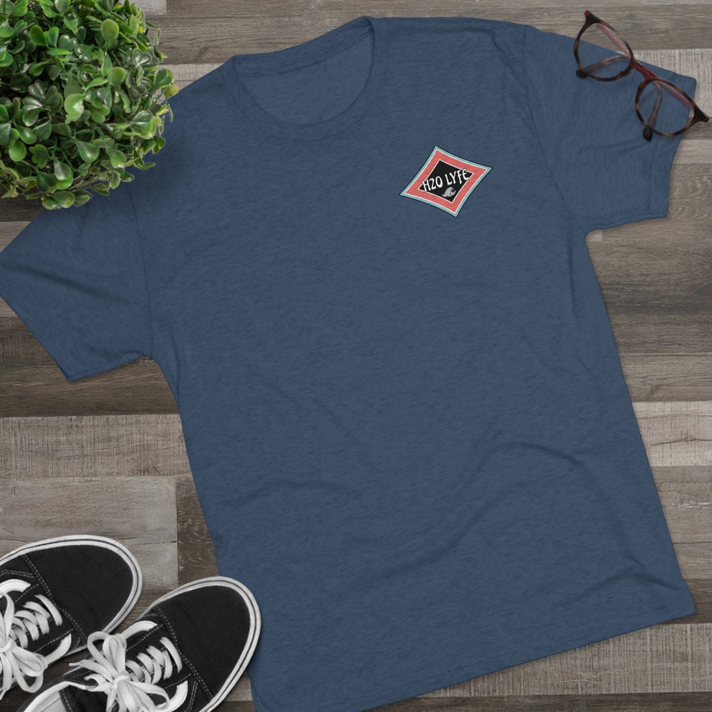 Copy of Wavy Tri-Blend Crew Tee
