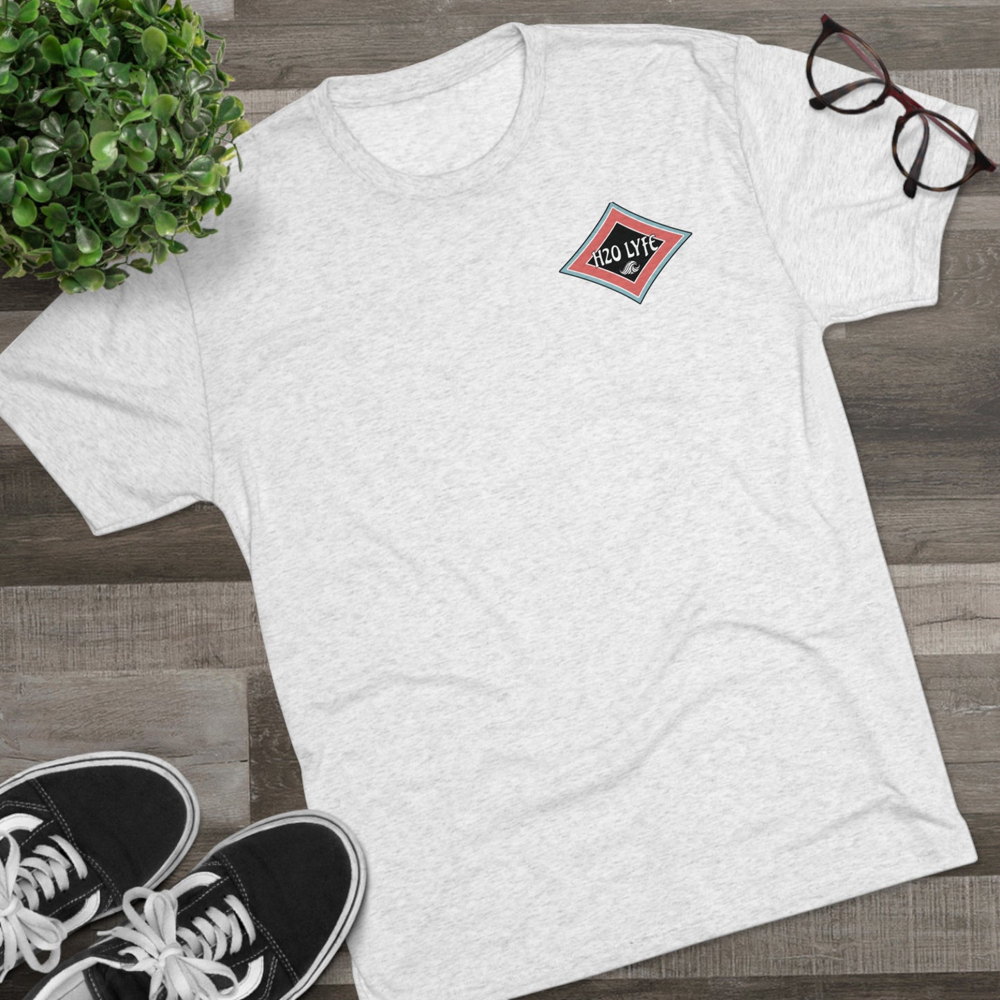 Copy of Wavy Tri-Blend Crew Tee
