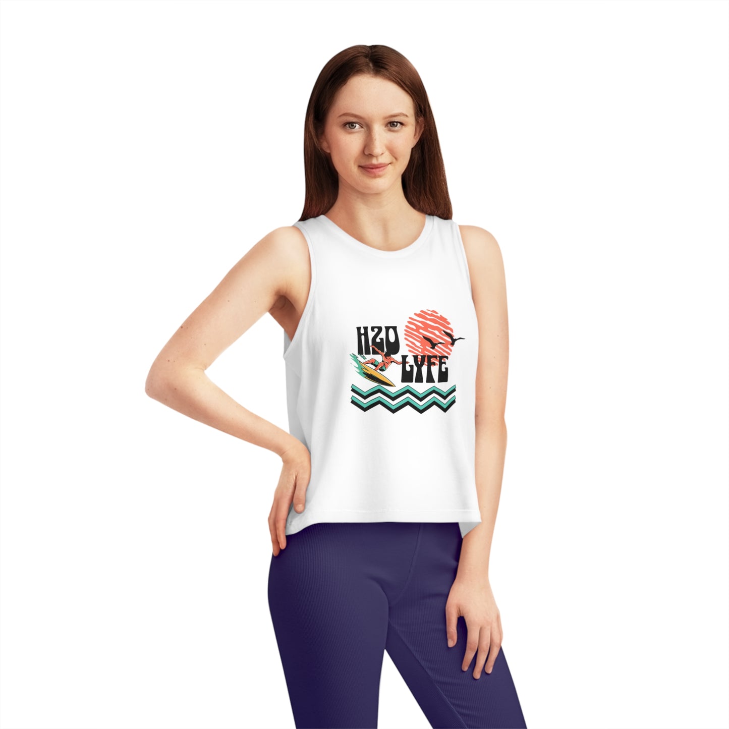 Sunset Cropped Tank Top